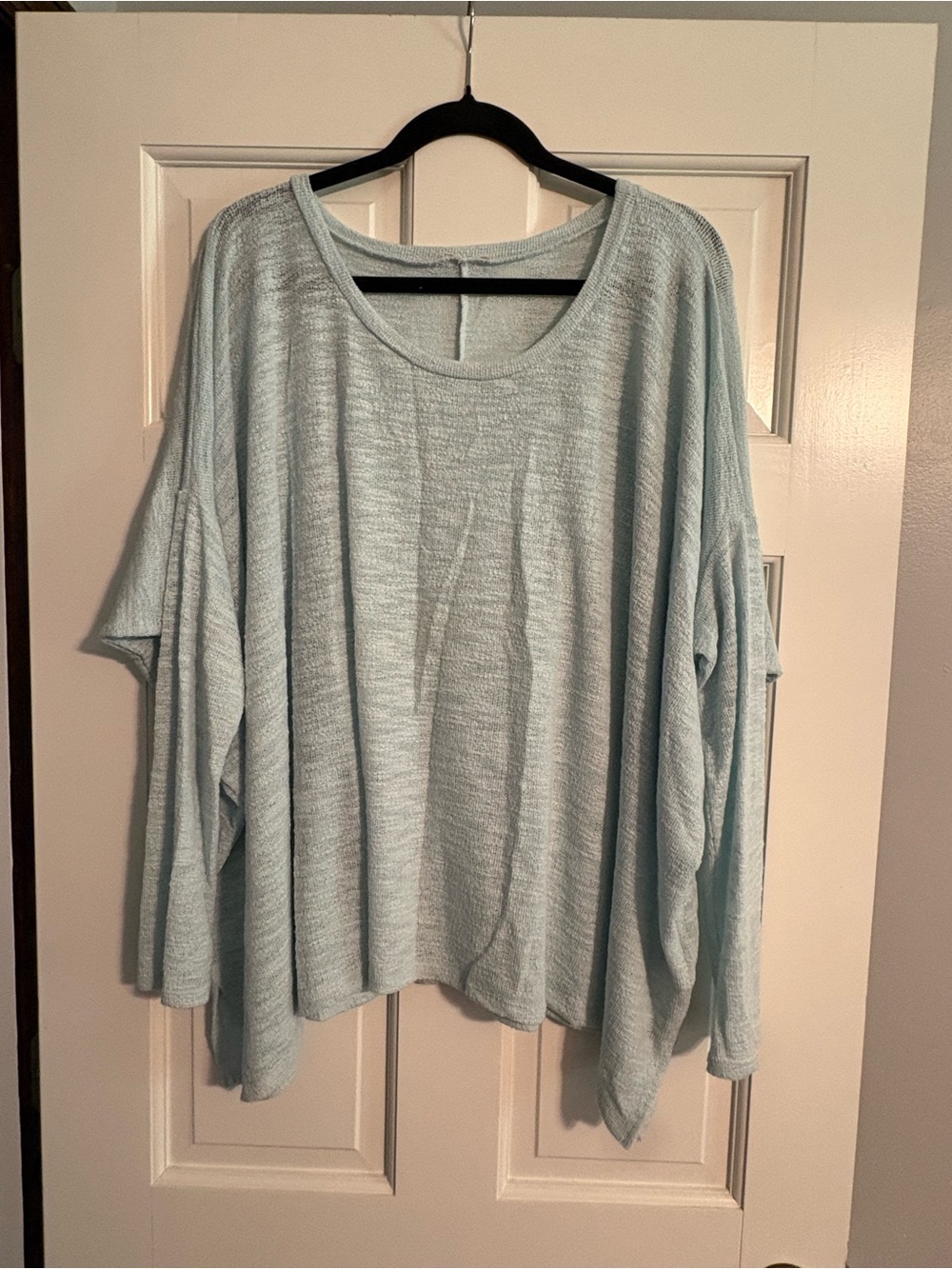 Light Blue Women's Oversized  Top palmetto moon no tag